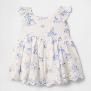 GAP Blue Floral Print Dress